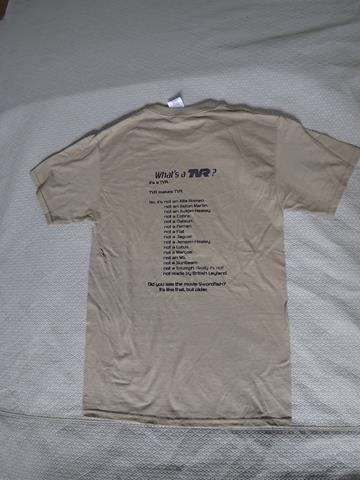 Woodwork 2015 "What" T-shirt — Tan — X-Large